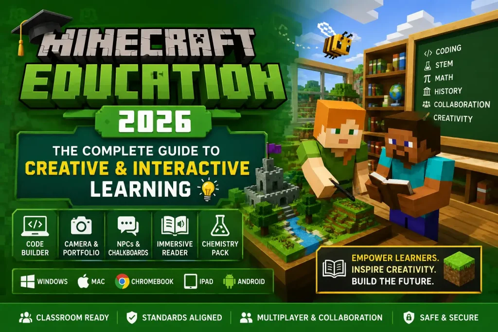Minecraft Education 2026 complete guide to creative and interactive learning
