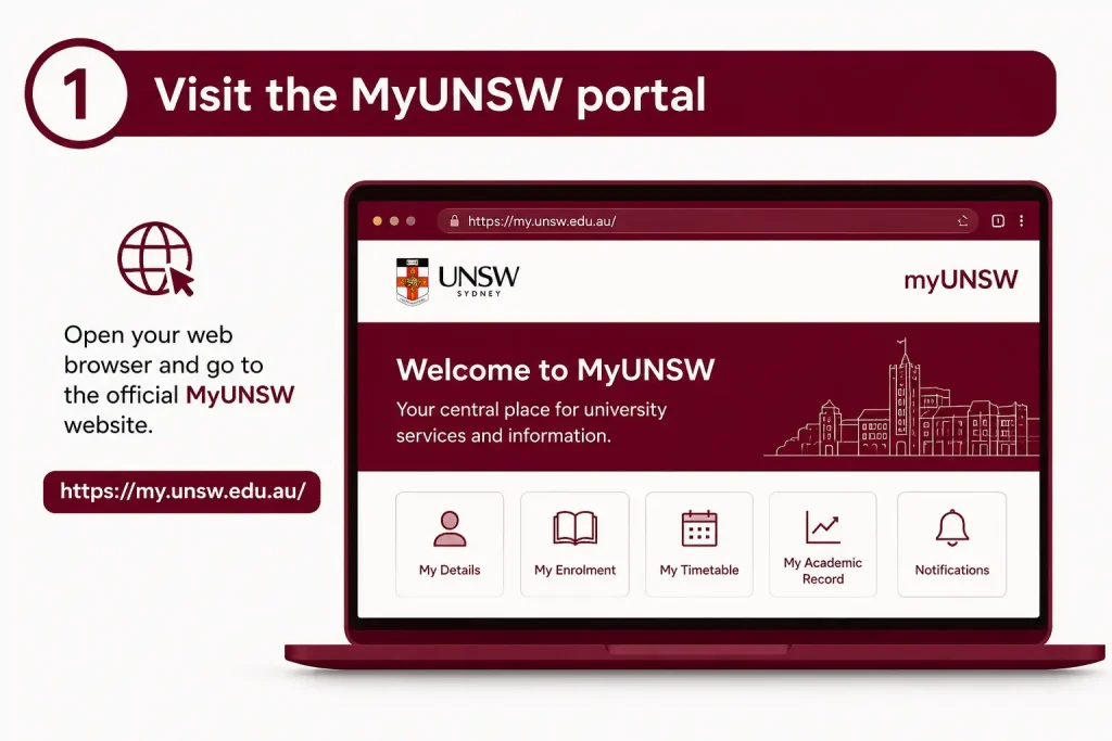 Visit the MyUNSW portal for the official UNSW student login