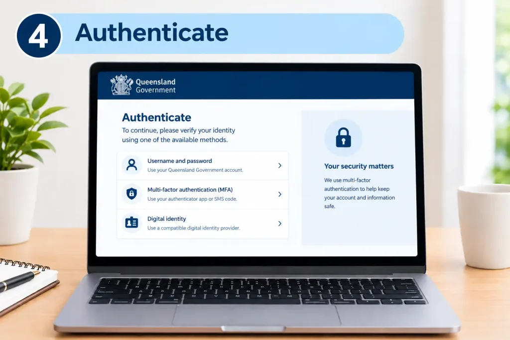 Authenticate your identity during the CITEC login process